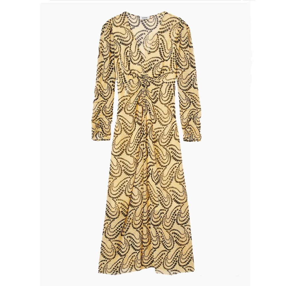 Sandro Paisley print dress